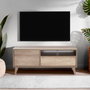 Hanah Home Soporte TV Tvr-311-Tt-1 Nogal Claro 120x50x40 cm